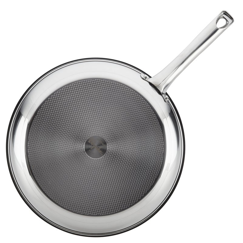 Ayesha Curry Home Collection Stainless Steel Frying Pan / Fry Pan / Skillet - 12.5 Inch, Silver - Image 3
